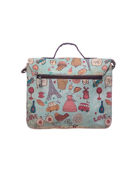 green leatherette (pu) regular sling bag - 15360359 - Zoom Image - 2