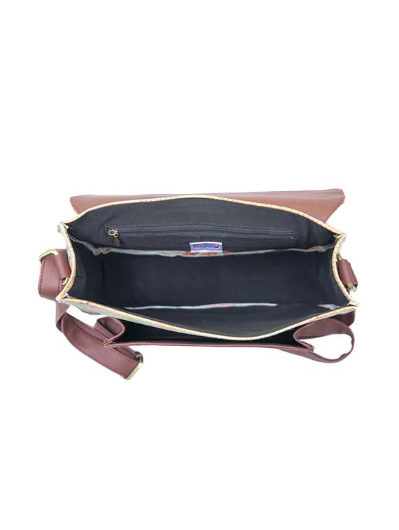green leatherette (pu) regular sling bag - 15360359 - Zoom Image - 3