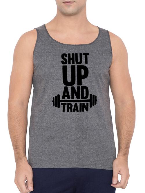 grey cotton vest - 15360839 - Standard Image - 1