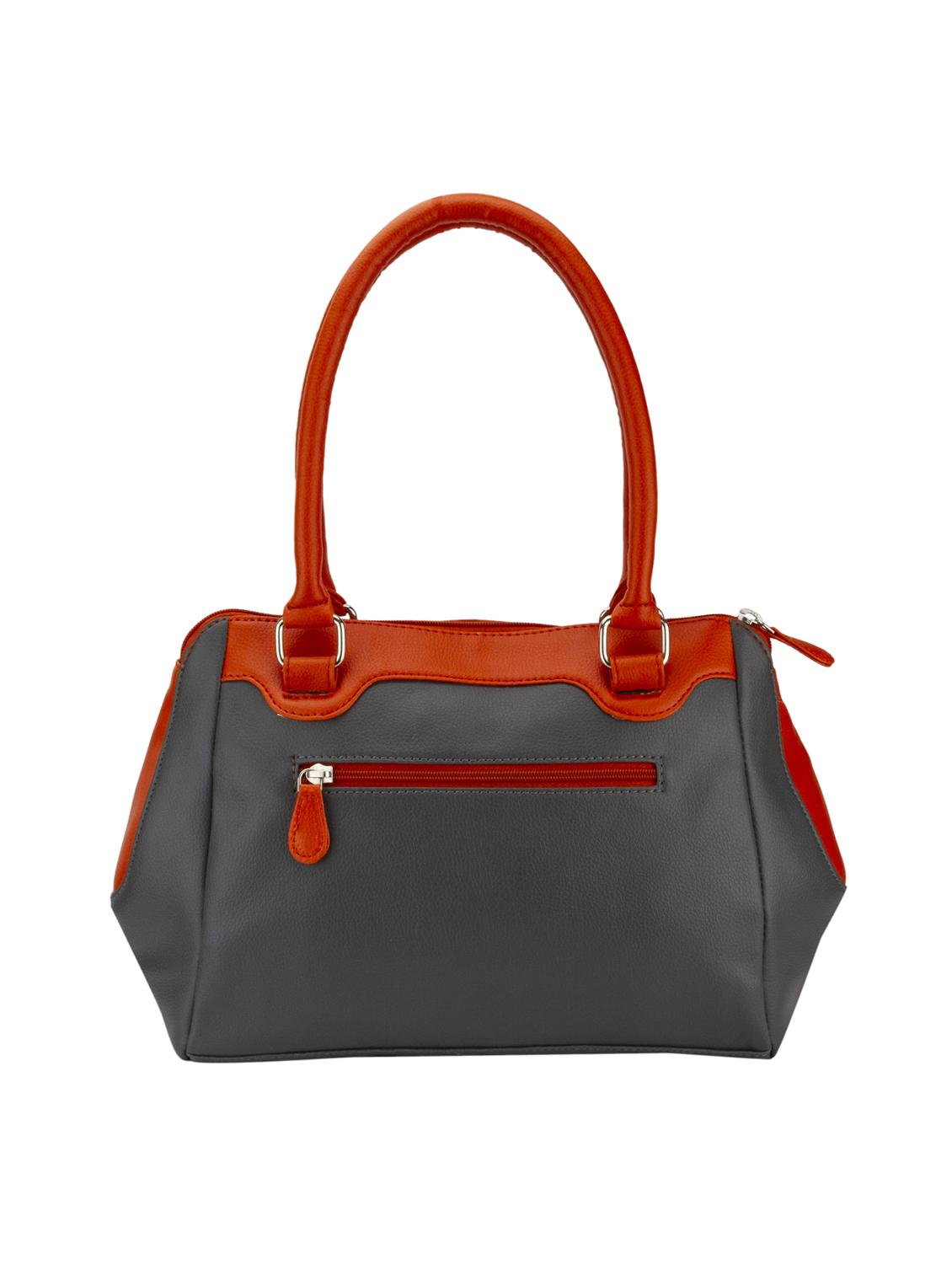 grey leatherette (pu) regular handbag - 15361403 - Zoom Image - 2