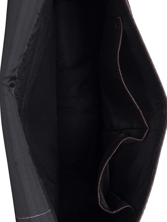brown leatherette (pu) regular sling bag - 15361436 - Zoom Image - 3