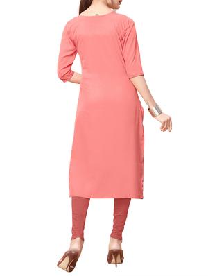 floral print straight kurta - 15361691 - Standard Image - 3