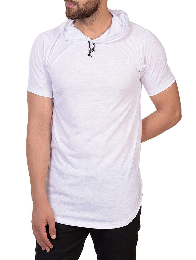 white cotton blend t-shirt - 15361714 - Zoom Image - 1