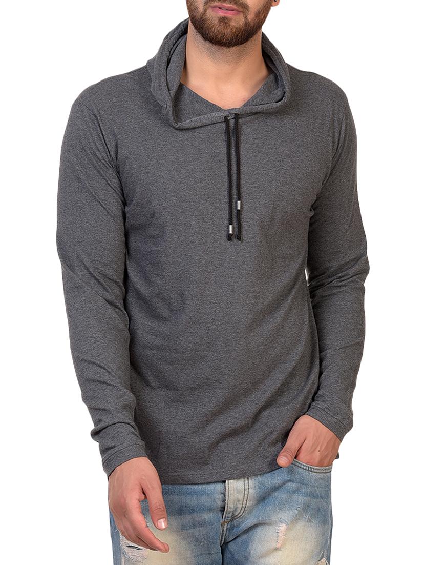 grey cotton blend t-shirt - 15361739 - Zoom Image - 1