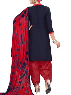 embroidered unstitched salwar suit - 15363779 - Standard Image - 3