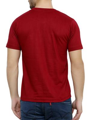 maroon cotton t-shirt - 15364033 - Standard Image - 3