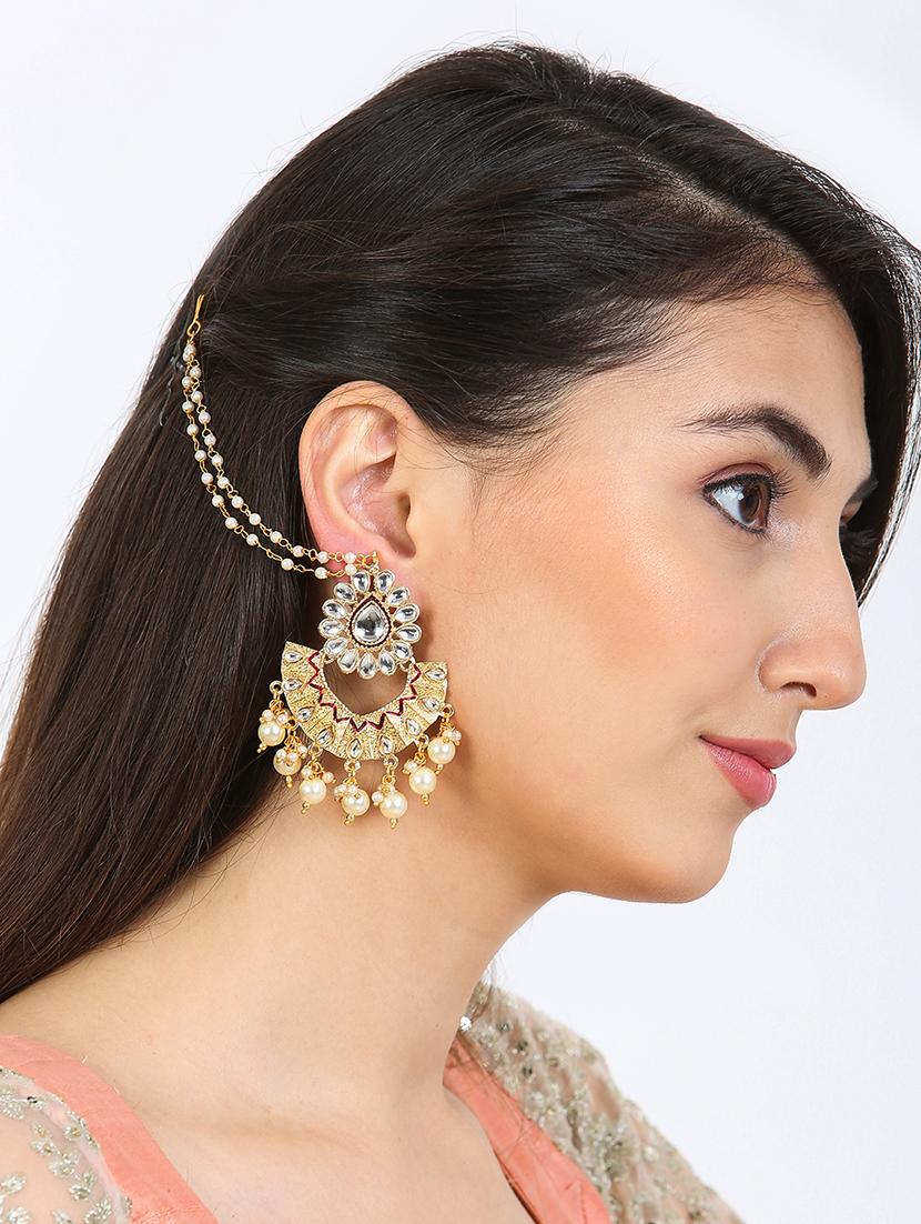 Gold Tone Earrings - 15364172 - Zoom Image - 1