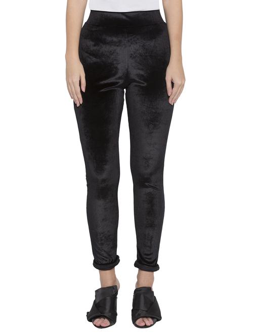 flat front solid trouser - 15364344 - Standard Image - 1