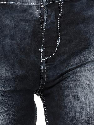 raw edge denim shorts - 15364752 - Standard Image - 3