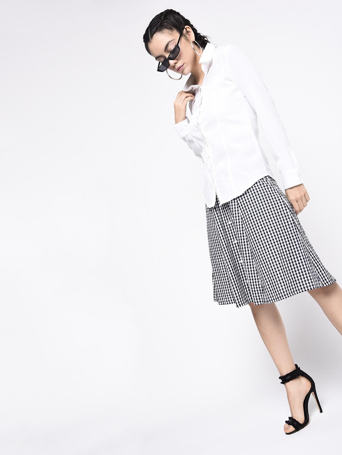 concealed placket solid shirt - 15366975 - Zoom Image - 2
