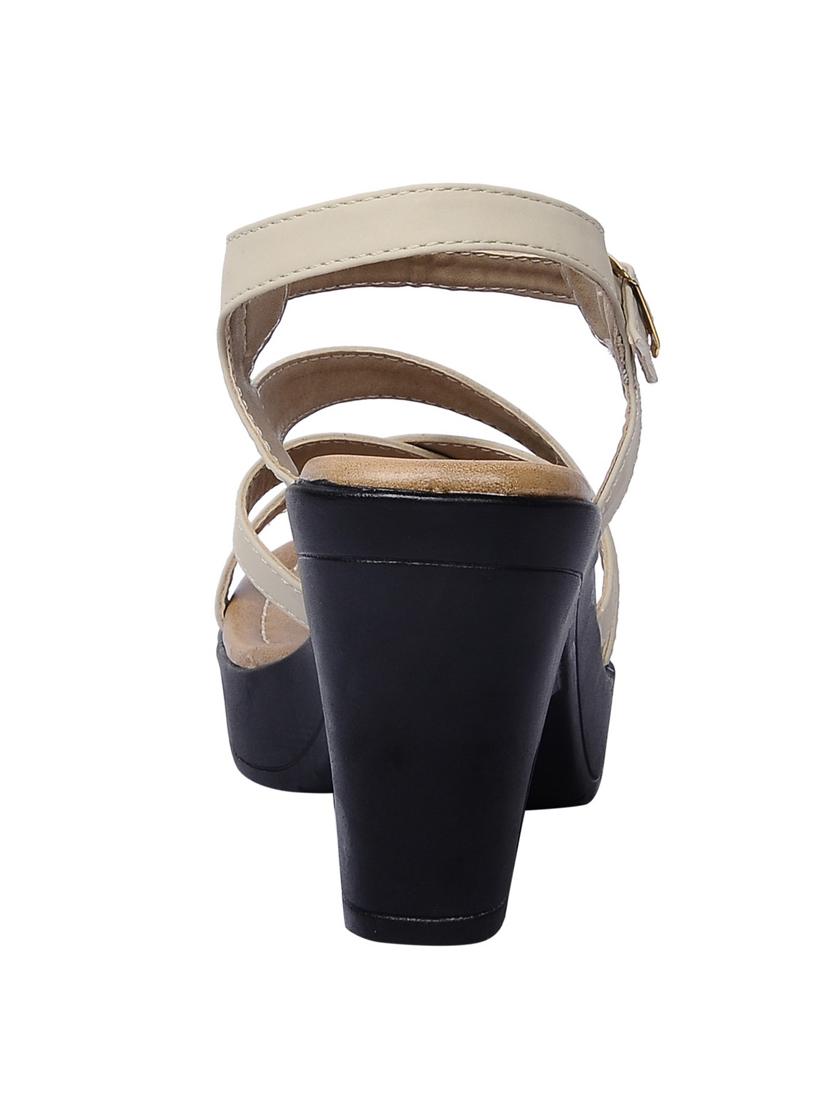 beige ankle strap sandals - 15367069 - Zoom Image - 3
