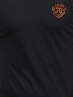 navy blue cotton t-shirt - 15367608 - Standard Image - 4