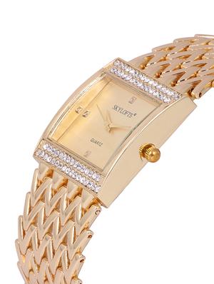 skylofts 18k gold plated bracelet women watch - 15371123 - Standard Image - 2