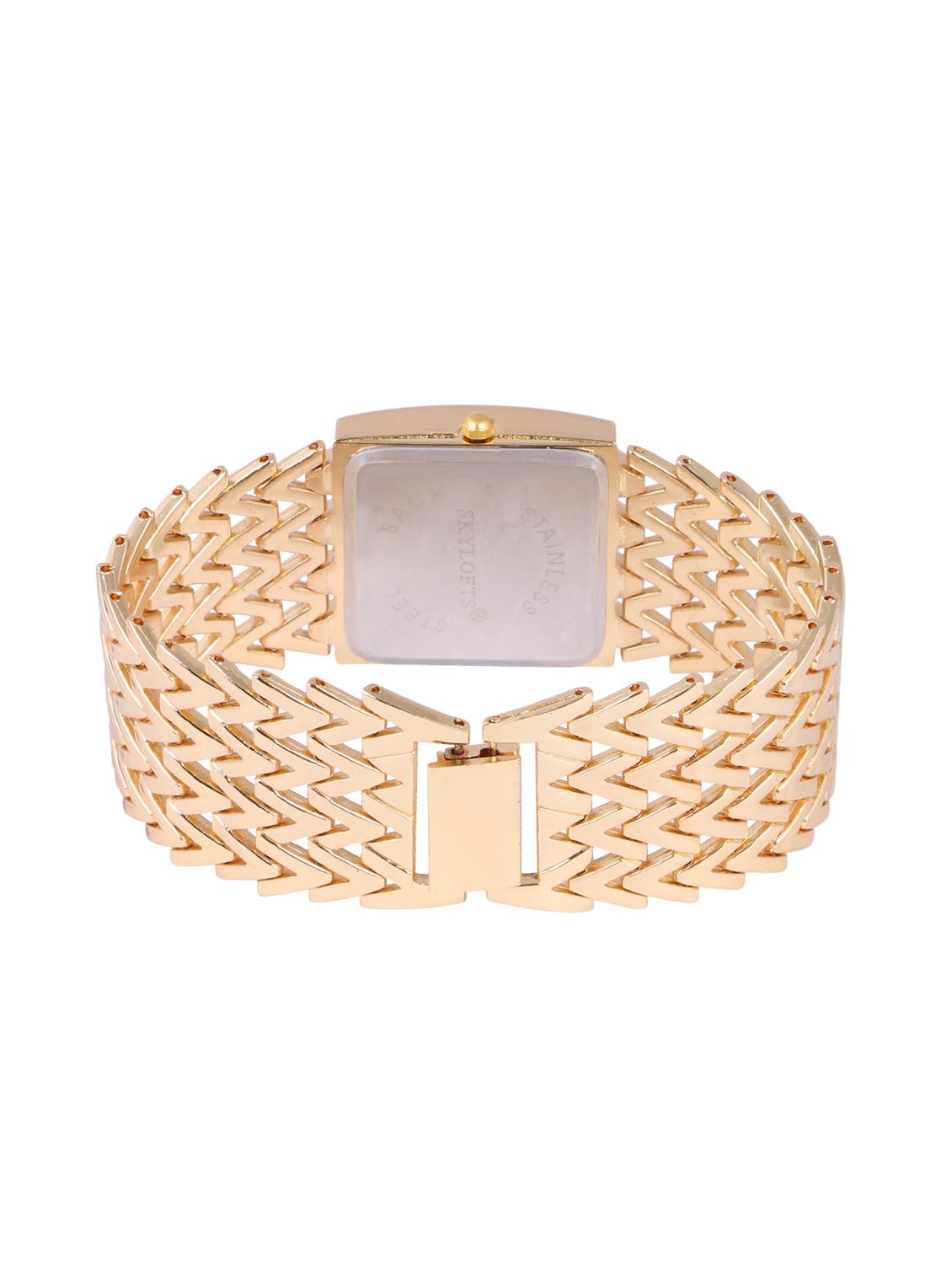 skylofts 18k gold plated bracelet women watch - 15371123 - Zoom Image - 3