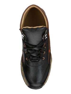 black leatherette high ankle boots - 15375370 - Standard Image - 4