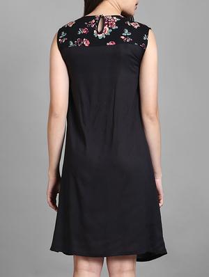 floral yoke shift dress - 15375853 - Standard Image - 3