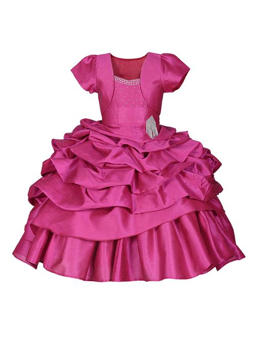 pink satin gown - 15375951 - Standard Image - 1