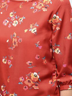 floral rounded hem tunic - 15376814 - Standard Image - 6