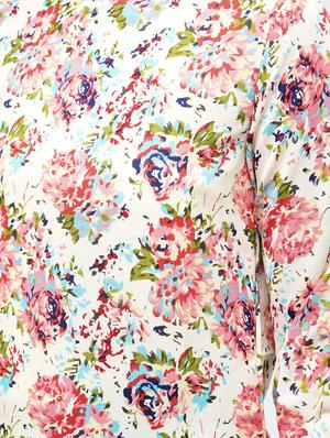 floral boat neck tunic - 15376820 - Standard Image - 6