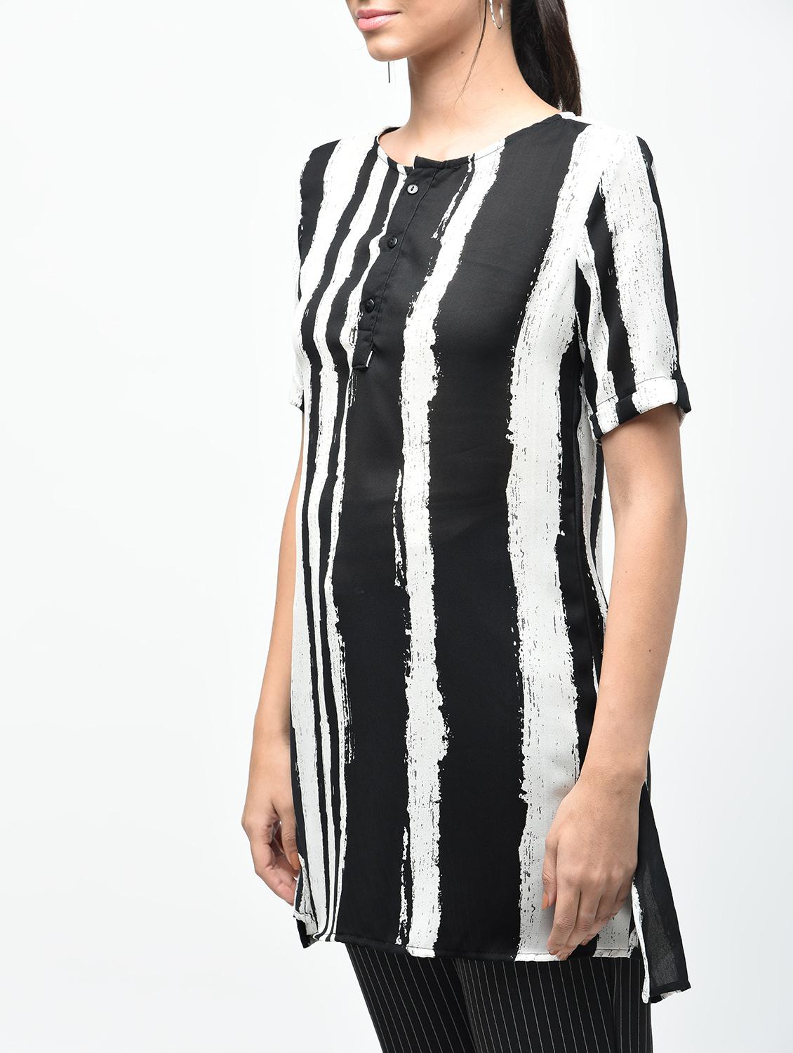 striped a-line tunic - 15376834 - Zoom Image - 5