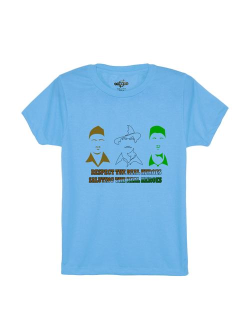 blue cotton tshirt - 15379419 - Standard Image - 1