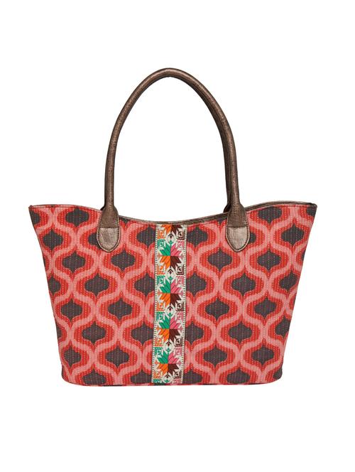 red cotton regular tote - 15379892 - Standard Image - 1