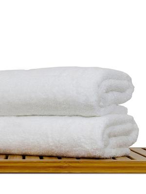 100% cotton terry bath towel set of 2 pcs - 15380887 - Standard Image - 2