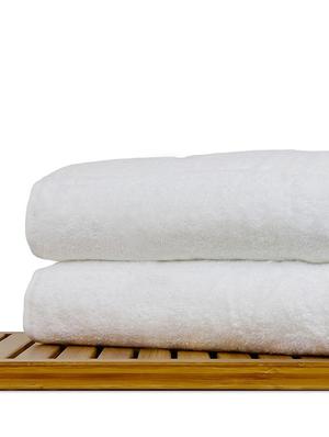 100% cotton terry bath towel set of 2 pcs - 15380887 - Standard Image - 3