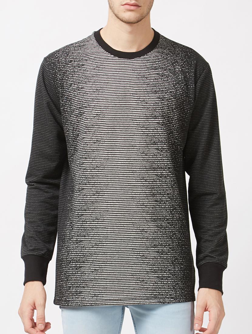 black cotton t-shirt - 15382101 - Zoom Image - 1
