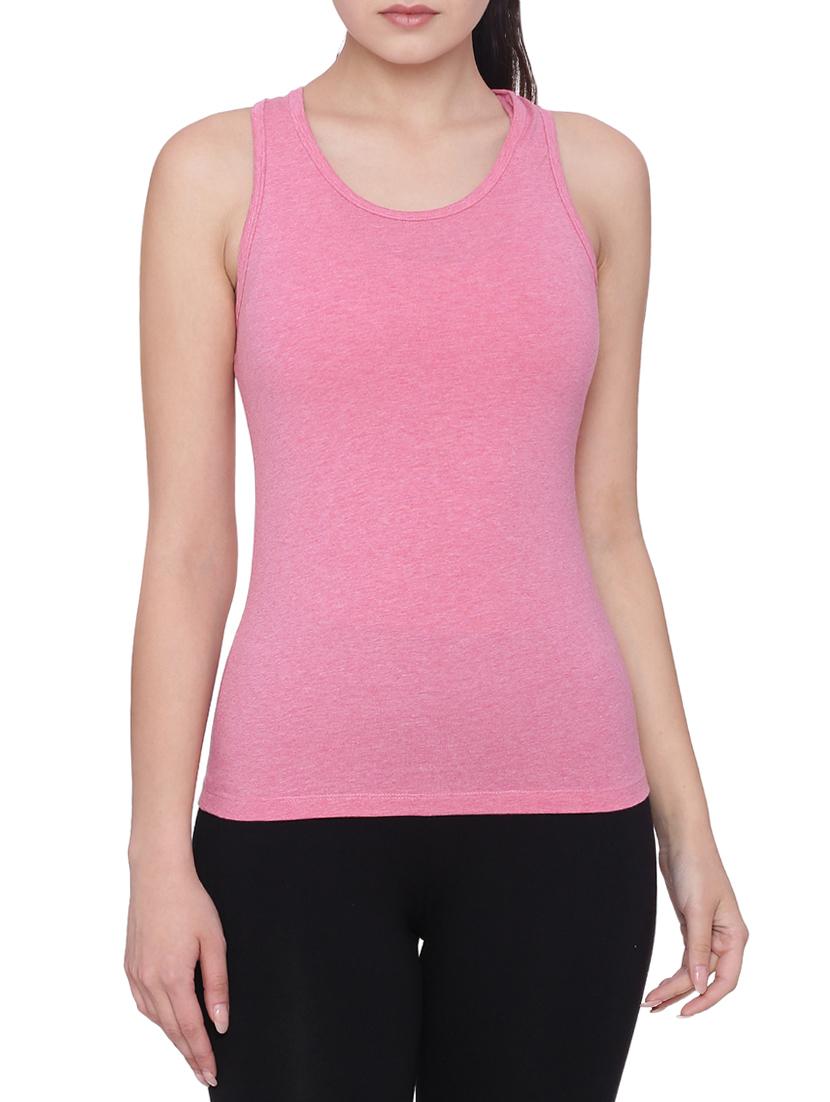 solid racer back tank tee - 15382873 - Zoom Image - 1