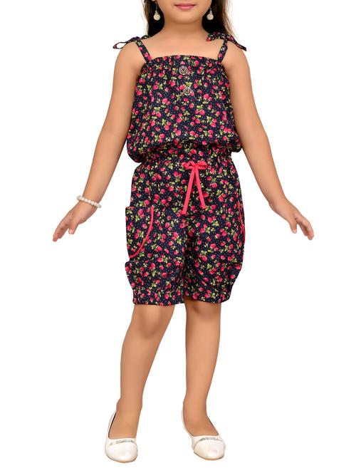 black cotton playsuit - 15382895 - Standard Image - 1