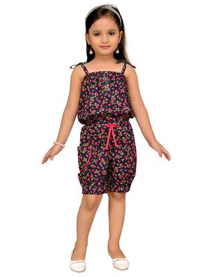 black cotton playsuit - 15382895 - Standard Image - 4