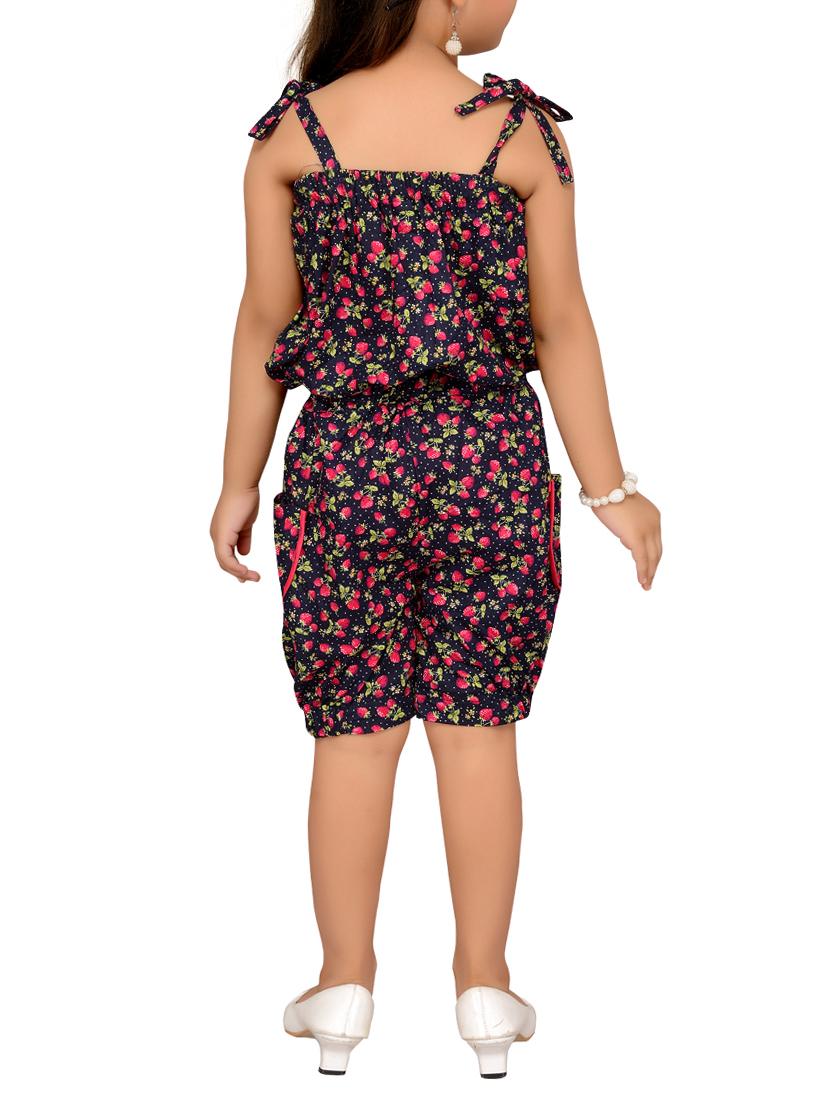 black cotton playsuit - 15382895 - Zoom Image - 3