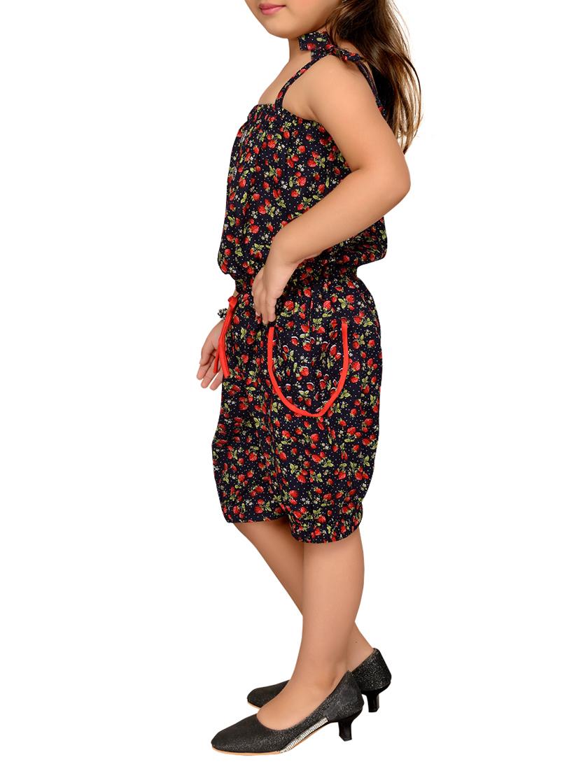 black cotton playsuit - 15382896 - Zoom Image - 2