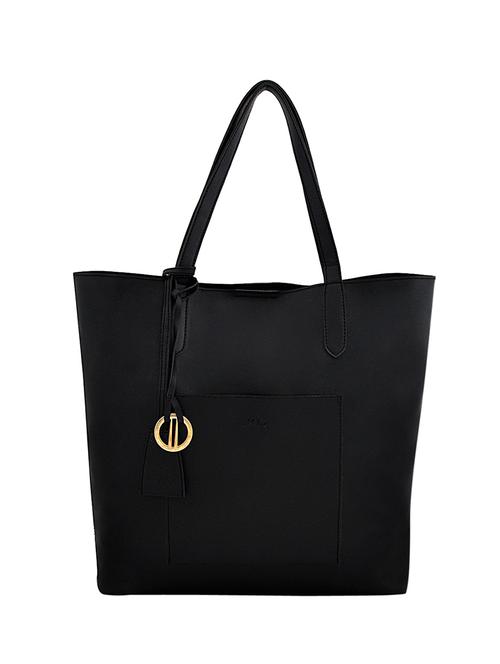 black leatherette (pu) regular tote - 15383571 - Very Small Image - 1