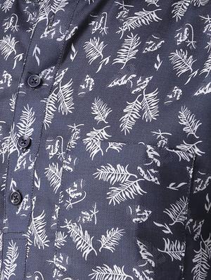 blue cotton short kurta - 15384238 - Standard Image - 4
