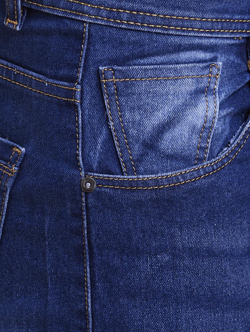 dark blue denim light washed jeans - 15384252 - Zoom Image - 5