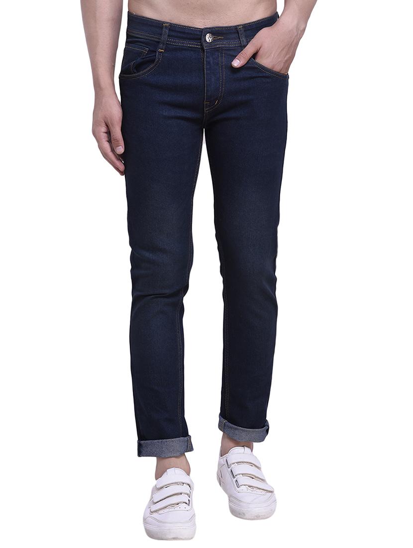 blue denim plain jeans - 15384255 - Zoom Image - 1