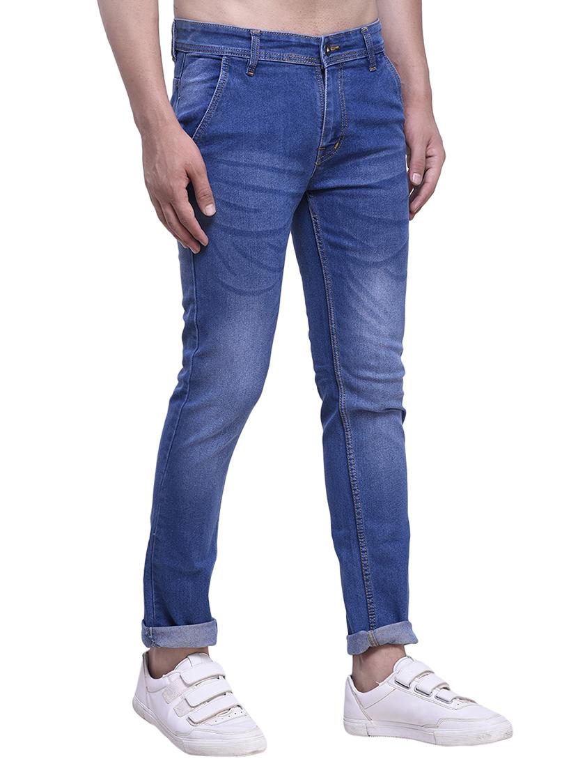 blue denim washed jeans - 15384258 - Zoom Image - 2