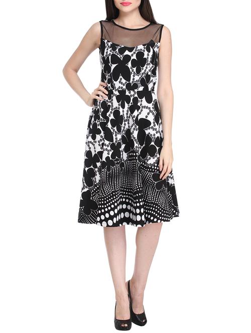 a-line floral dress - 15386249 - Standard Image - 1