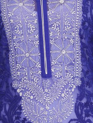 chikankari straight kurta - 15387280 - Standard Image - 4