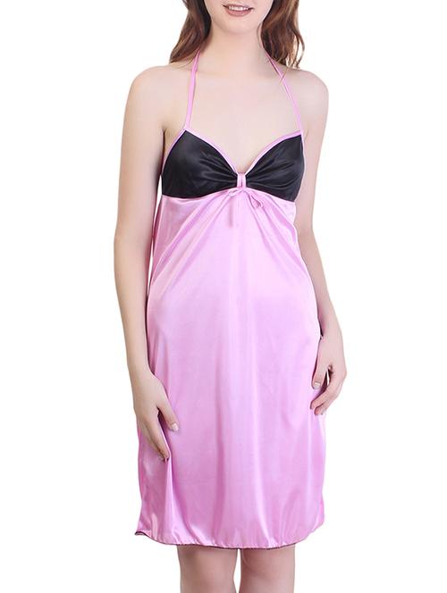 halter neck short nighty - 15388216 - Standard Image - 1