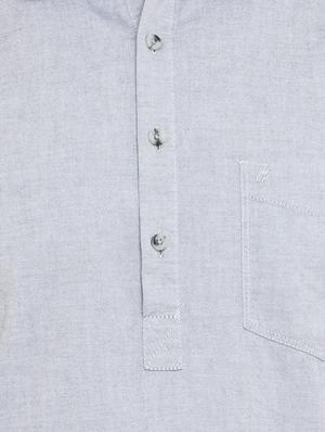 grey cotton short kurta - 15389875 - Standard Image - 4