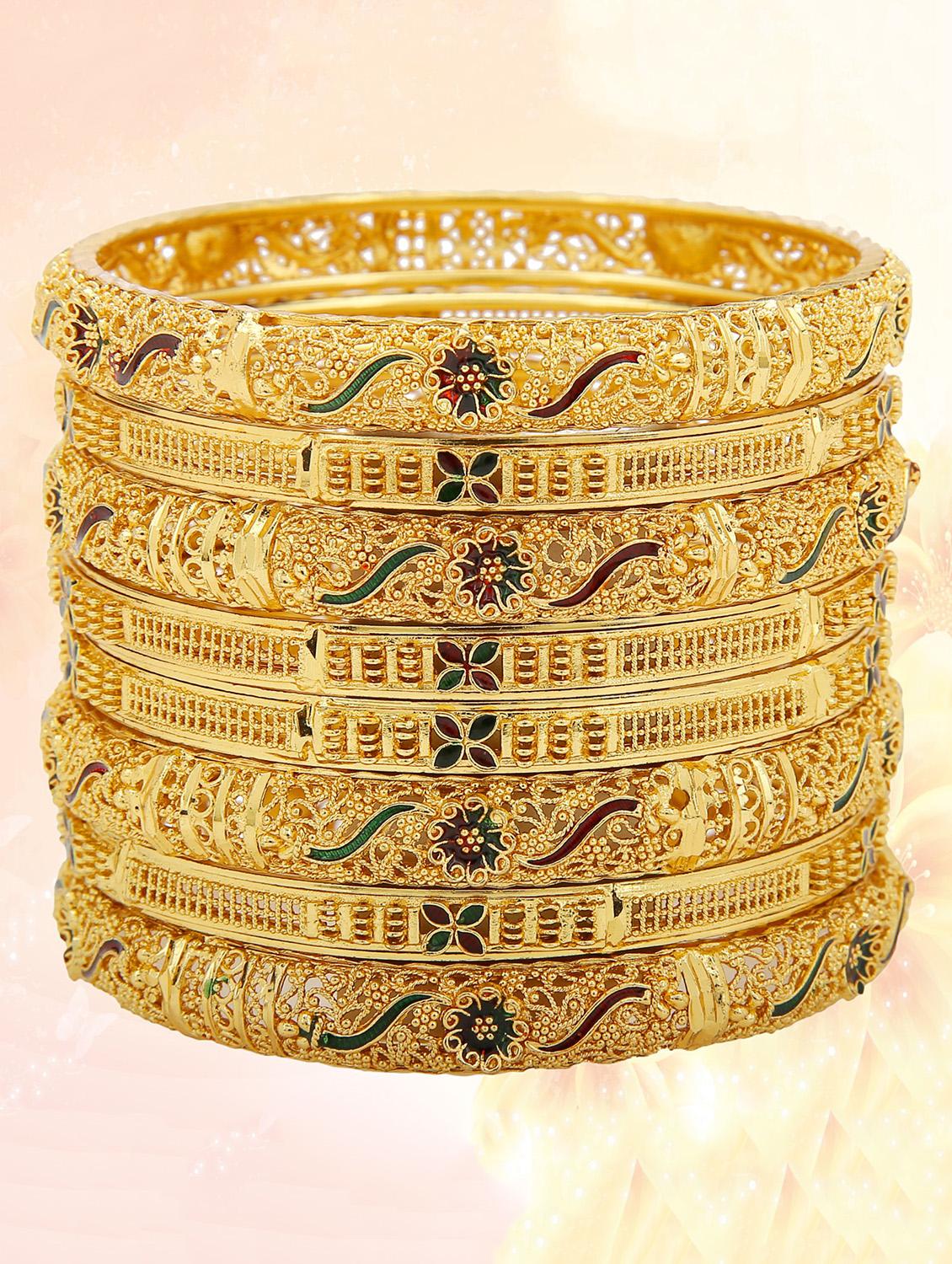 green gold tone bangles - 15390130 - Zoom Image - 1