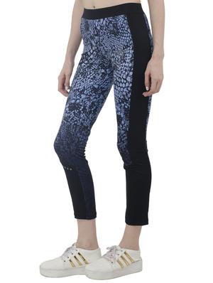 high rise printed track pant - 15390465 - Standard Image - 2