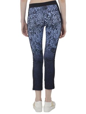 high rise printed track pant - 15390465 - Standard Image - 3