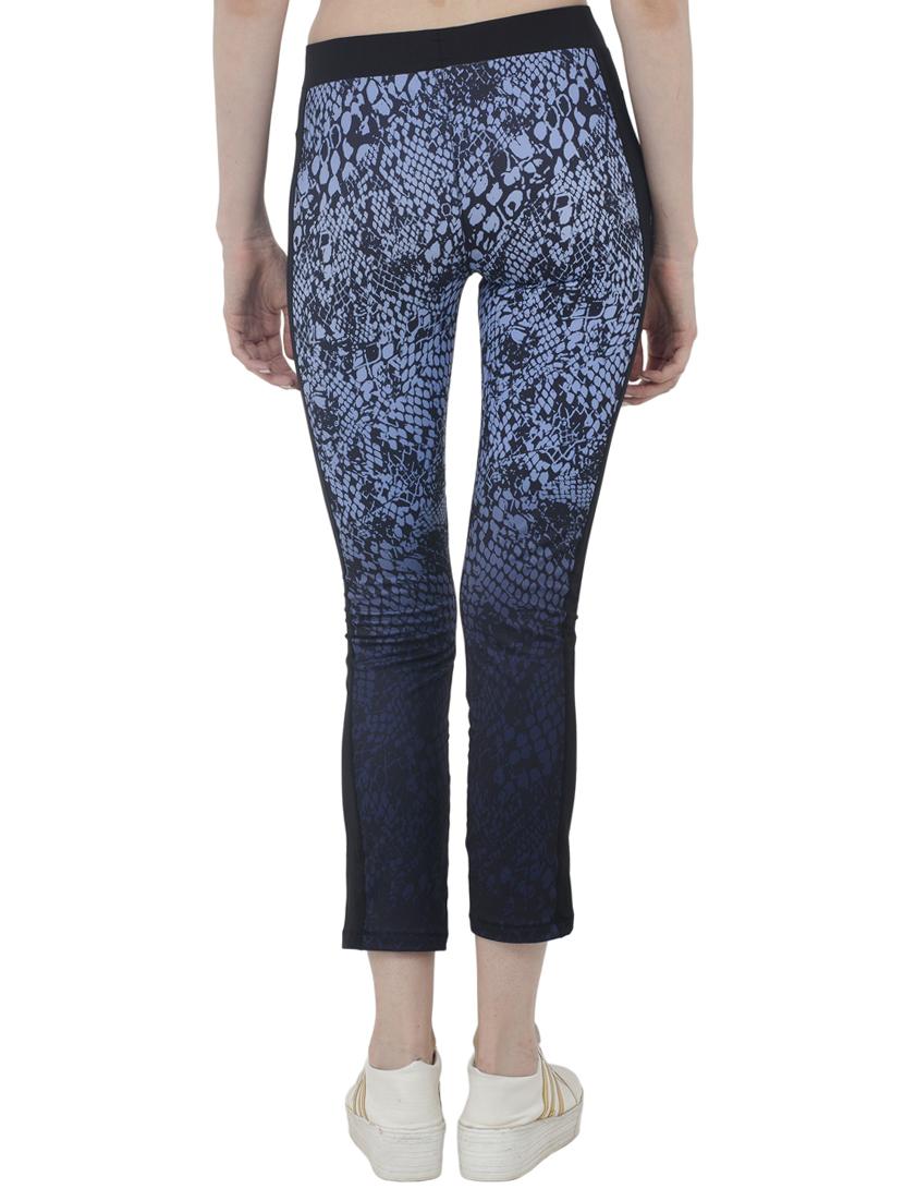 high rise printed track pant - 15390465 - Zoom Image - 3