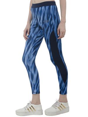 high rise printed track pant - 15390466 - Standard Image - 2