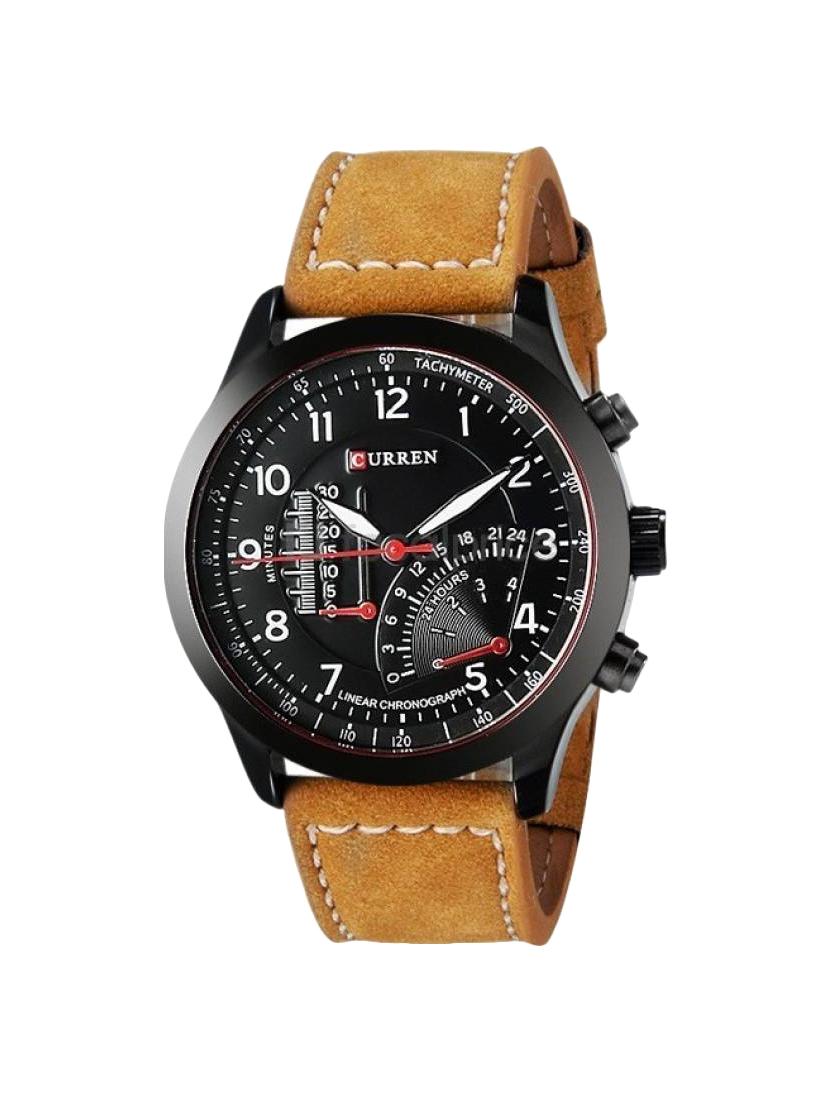 black dial analogue men's watch - 15392174 - Zoom Image - 1