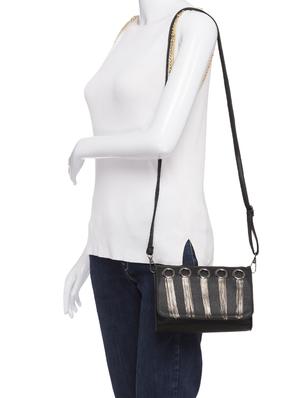 black embellished regular sling bag - 15392754 - Standard Image - 5